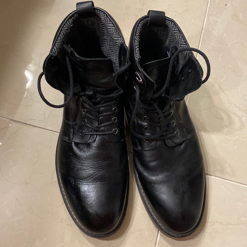 Saks Fifth Avenue Mens Leather She Boots